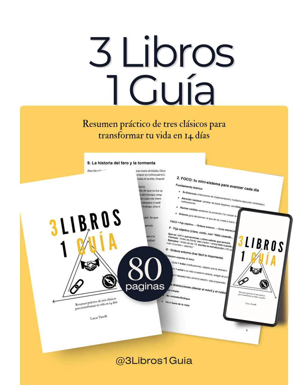 3 Libros • 1 Guía