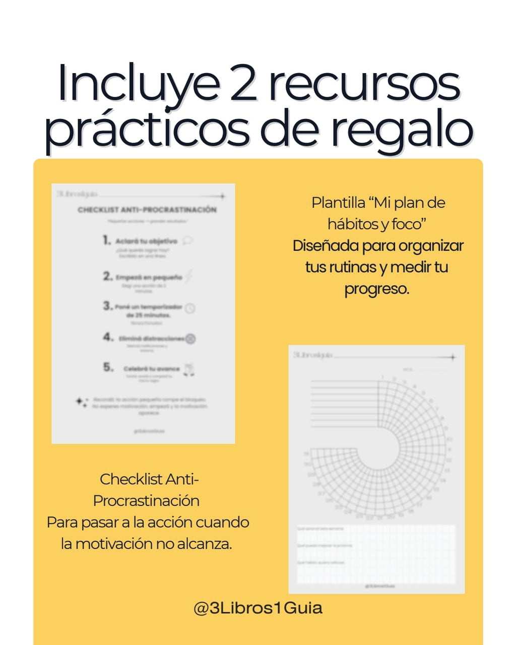 3 Libros • 1 Guía